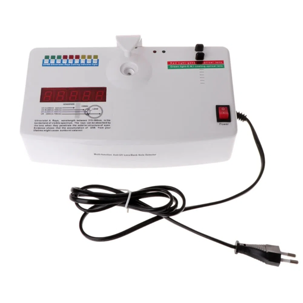 Anti-Strahlungs-UV-Tester für Optische Linsen UV-Tester Detektor Messgerät EU-Stecker