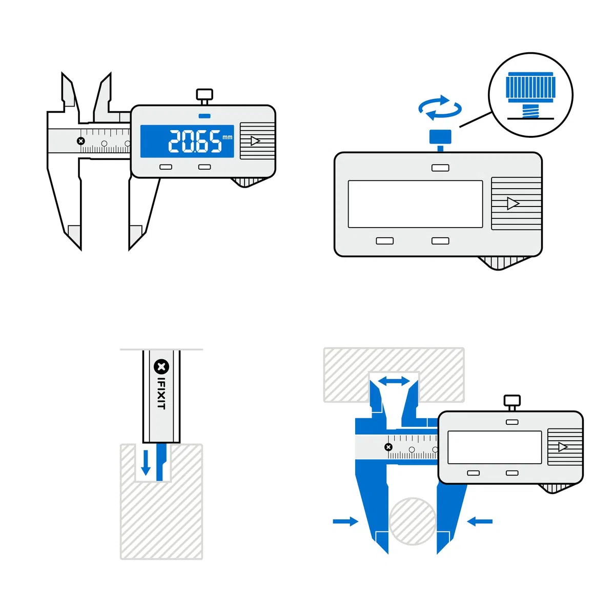 iFixit Digitaler Messschieber