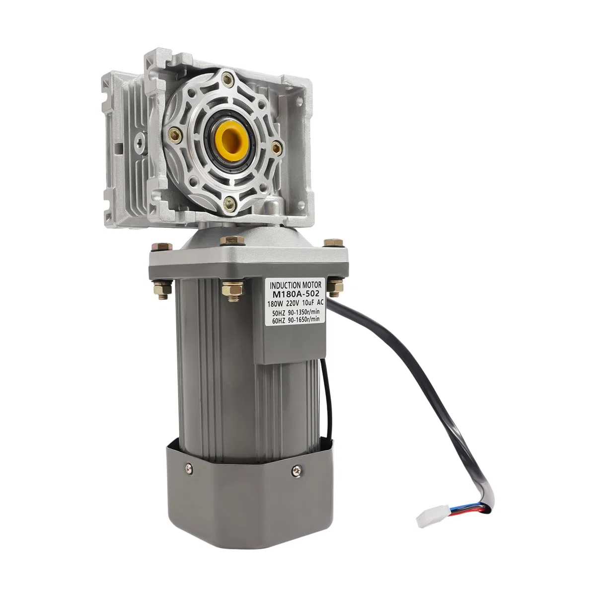 Schneckengetriebemotor mit Drehzahlregler 180W 35NM Drehmoment 0-27RPM für CNC-Anlagen