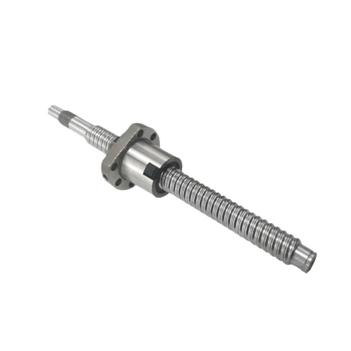 GTPBAO SFA1610 Kugelumlaufspindel mit einzelner Kugelmutter, C7 gerollt, 16 mm Durchmesser, 10 mm Steigung, BK12 BF12 endbearbeitete Schraube for Roboterarm Bewegungsschiene(600mm 23.62" long)