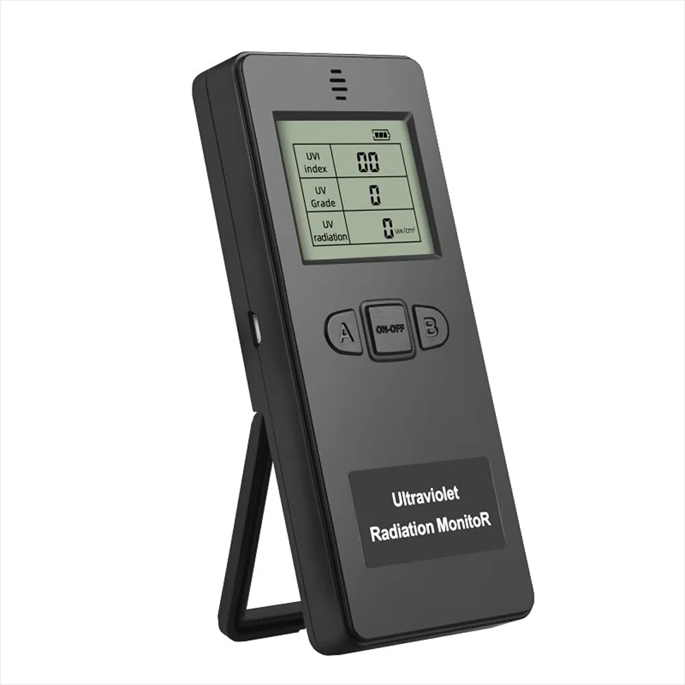 Tragbarer Digitaler UV-Strahlungsdetektor LCD-UVI-Messgerät Radiometer-Tester 2x AAA-Batteriebetrieben