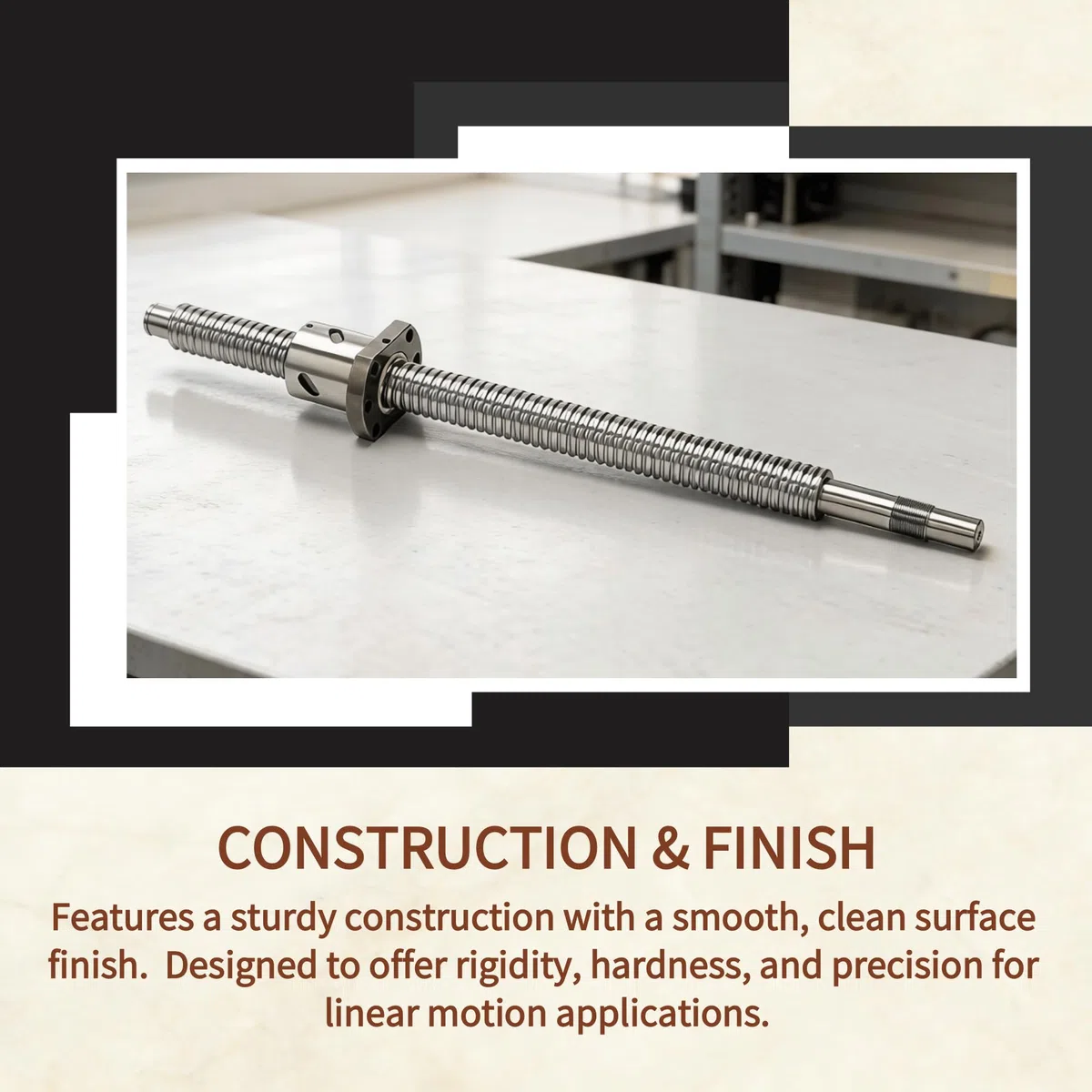 Kugelumlaufspindel 1 Stück, SFU2005-1000mm Gewindespindel mit Kugelumlaufmutter, Ballschraube für CNC-Werkzeugmaschinen, Automatisierungsgeräten