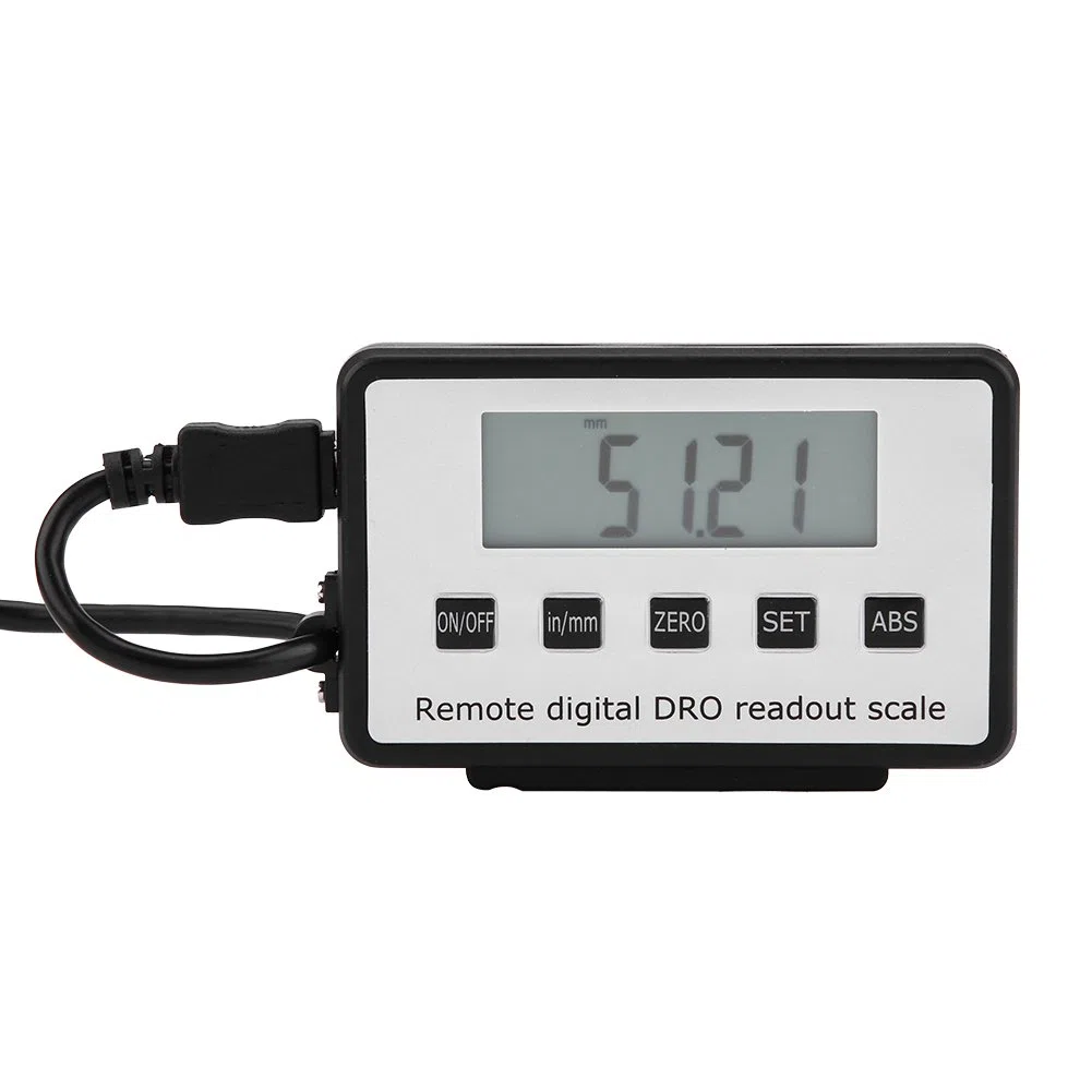 0-200 mm digitale lineare Skala, genaue digitale lineare Skala LCD-Anzeige Fernanzeige-Skalensatz für Fräsmaschinen-Drehmaschinen mit Montagezubehör