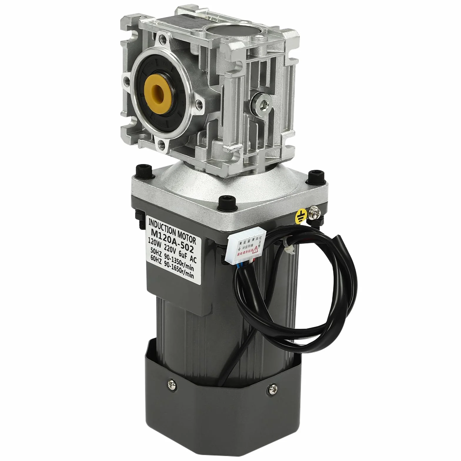 Elektrisches Getriebe 120W 80K 40 Cr Legierter Stahl Schneckengetriebemotor Untersetzungsgetriebe