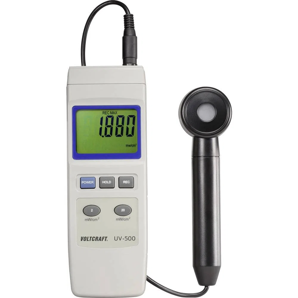 VOLTCRAFT VC-8330305 UV-500 UV-Messgerät 0.002-19.99 mW/cm²