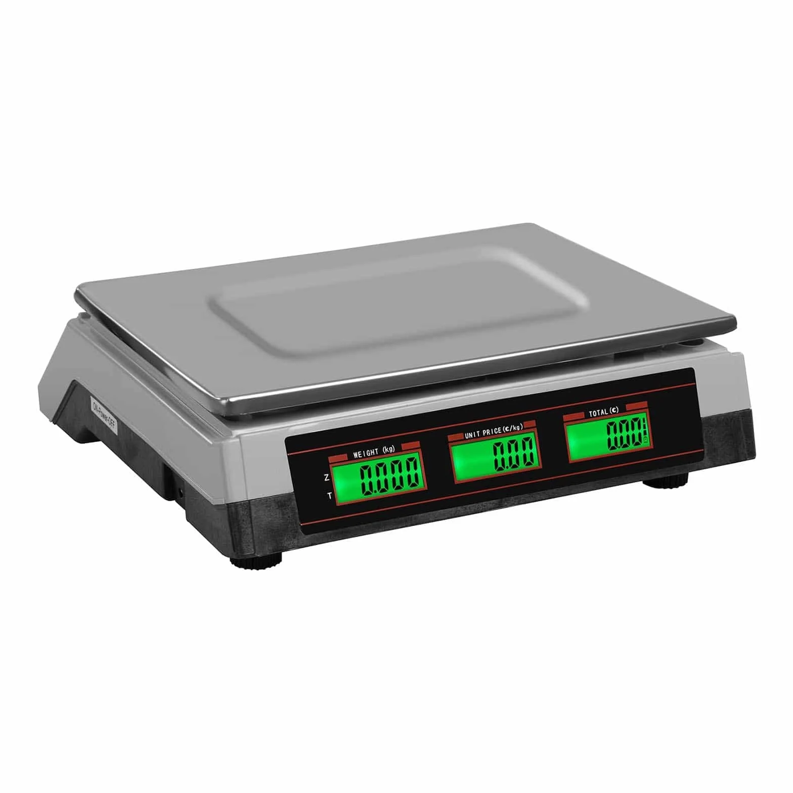 Steinberg Systems Kontrollwaage Tischwaage 40kg / 2g Digitalwaage (7 Speicherplätze, LCD-Display, integrierter Akku)