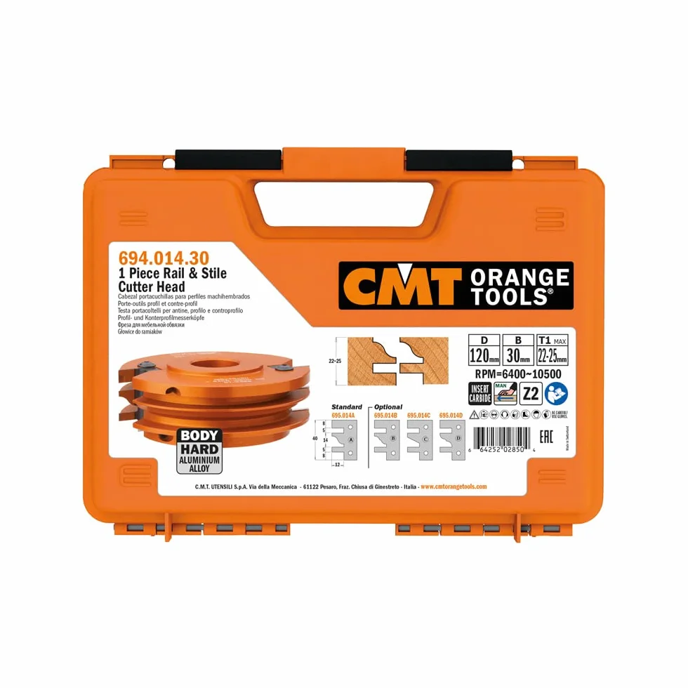 CMT ORANGE TOOLS 694.014.30 - HM PROFIL UND KONTERPROFILEMESSERKOPF D=120X40X30