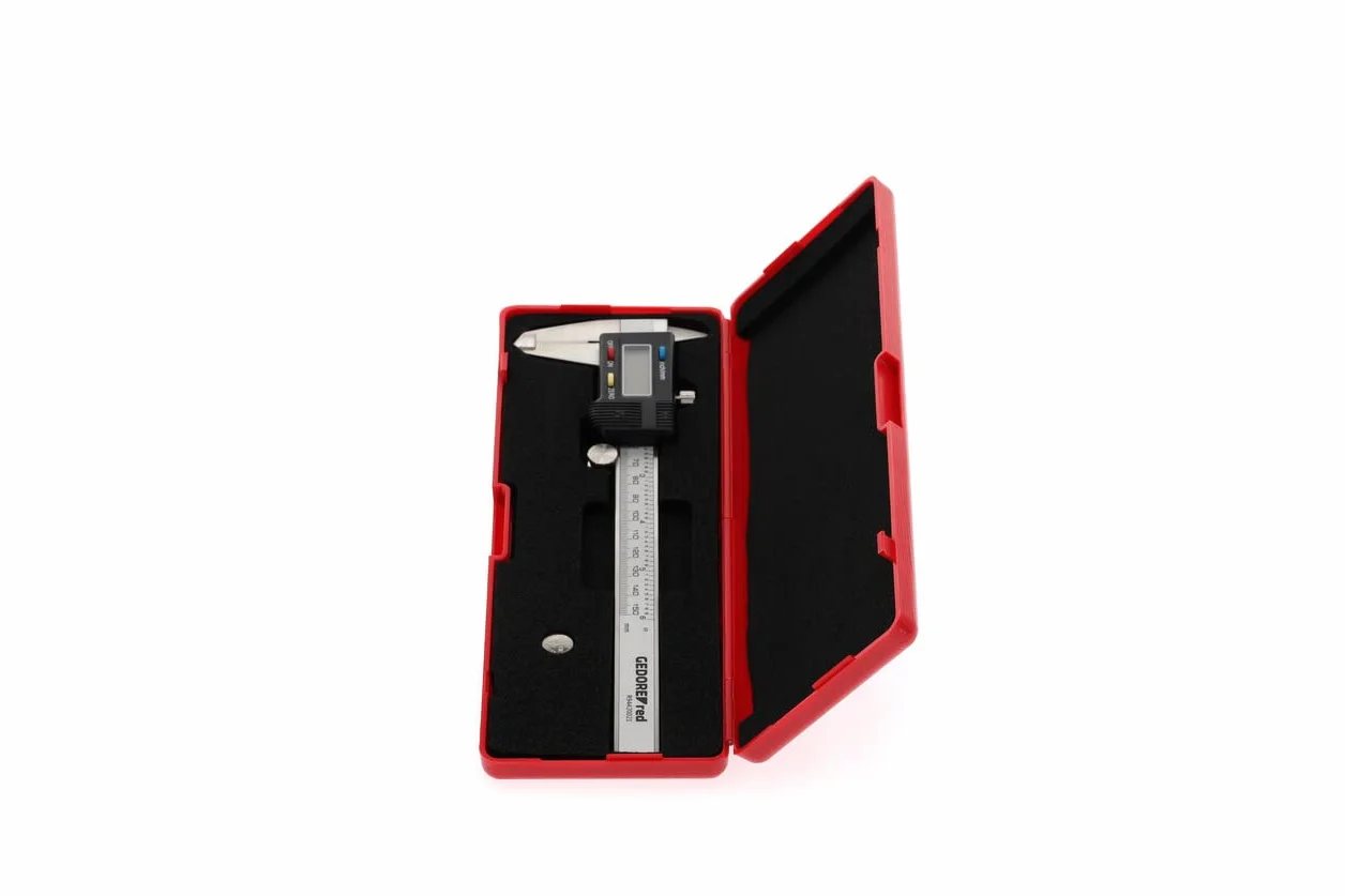 GEDORE red digitaler Messschieber, mm/Zoll-Anzeige, Messbereich: 153 mm, 6", Außen-/Innen-/Stufen-/Tiefenmessung, R94420021
