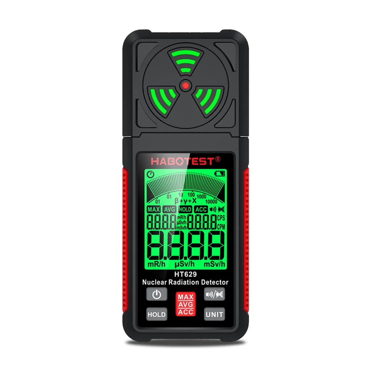 Hancaner Geigerzähler Dosimeter Strahlungsdetektor LCD-Display Röntgen-β-Strahlendetektor Marmor-Radioaktivitätstester