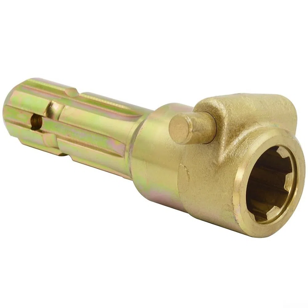 PTO Extender Female 1-3/20.3 cm 6 Adapter für Traktoren bis 70, Heavy Duty Stahl Schaftverlängerung mit 6 Zähnen, OEM Standard Ersatzteil
