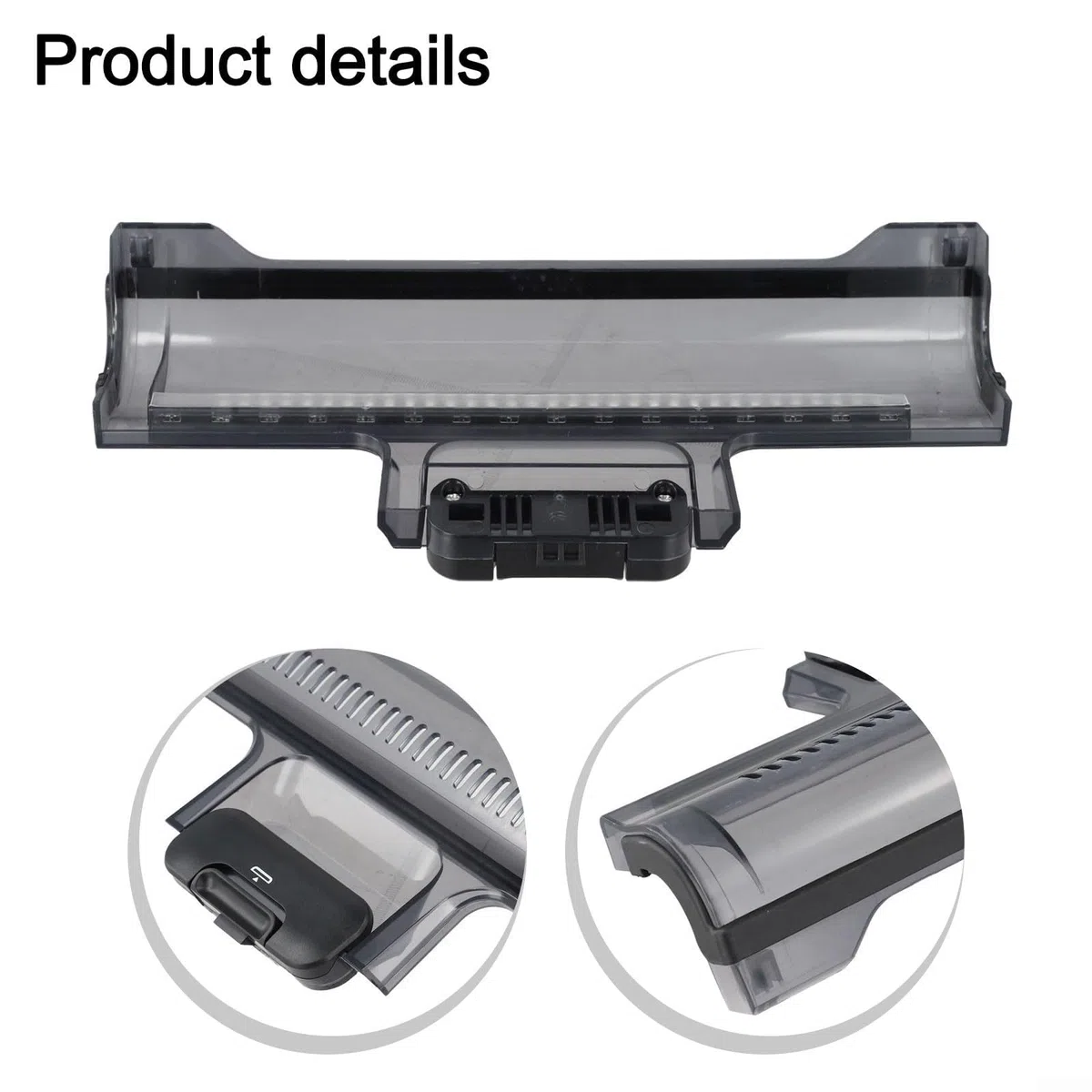 Hauptbürstenabdeckung als Ersatzteil für Tineco Floor S3 Staubsauger mit Anti-Wrap-Bodenschutzpad, einfache Montage Dank Schnalle, Polycarbonat